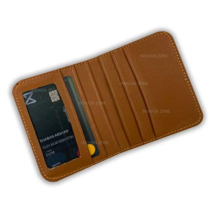 Brown Leather Men's Wallet with Card Slots
